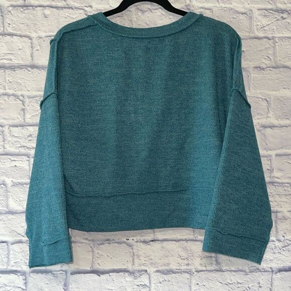 BDG Oversized Inside Out Seam Cropped Sweater - Picture 5 of 13